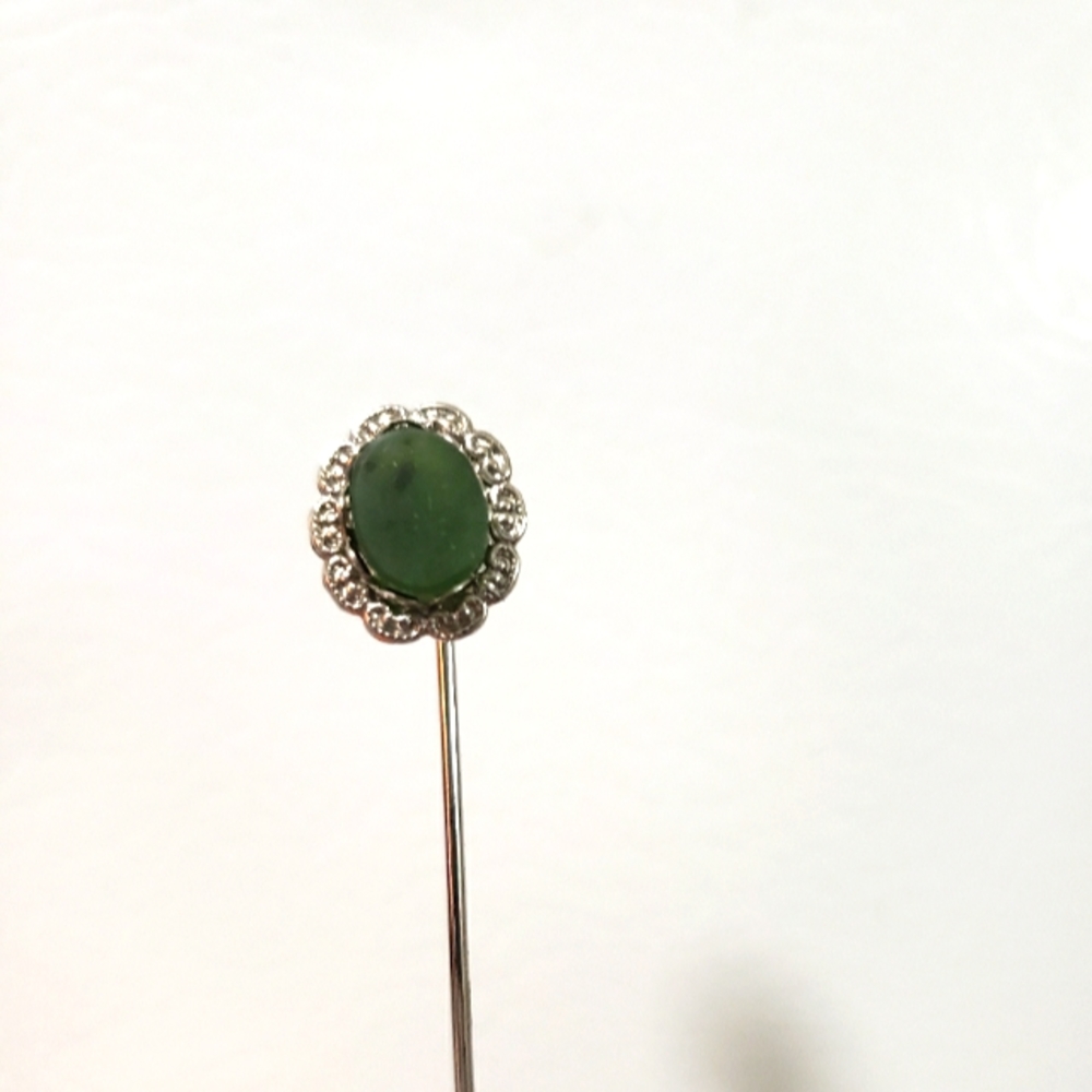 Antique needlepoint stick pin